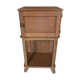 Table de chevet bois clair vintage