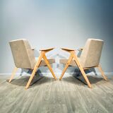 Pair of armchairs "Bunny" Proj. Józef Chierowski "Bunny" 1960'