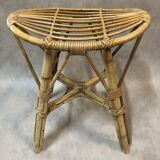 Vintage 1950s rattan stools