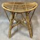 Tabourets vintage en rotin 1950s