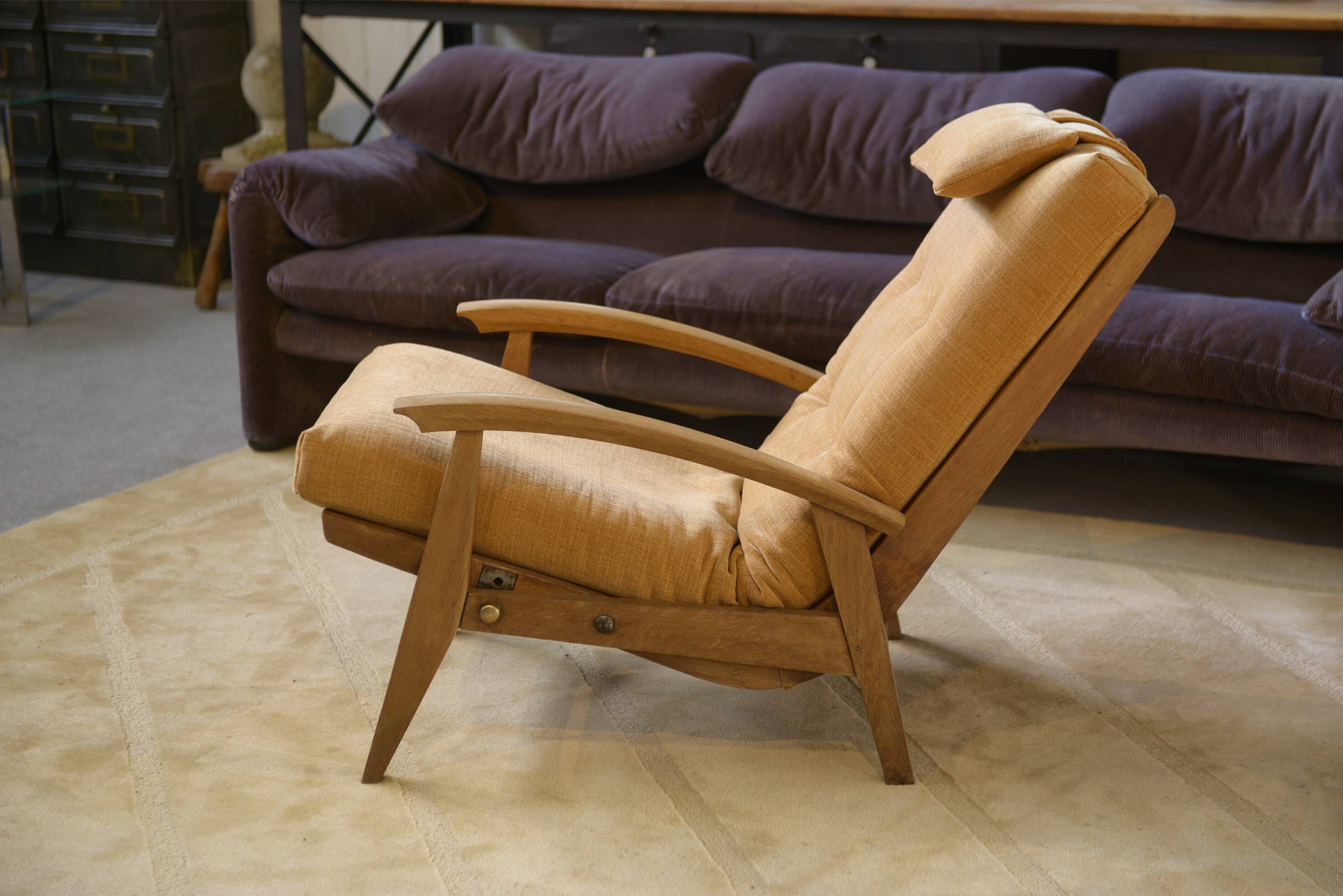 Armchair model FS 134 by Guy Besnard for Free Span 1950s