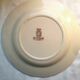 Polychrome plate Iron Earth signed Gien model Coqs