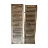 Pair of high louvers