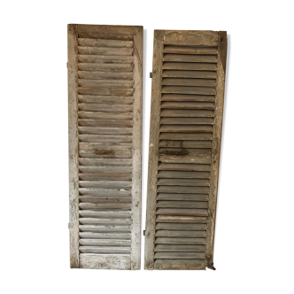 Pair of high louvers