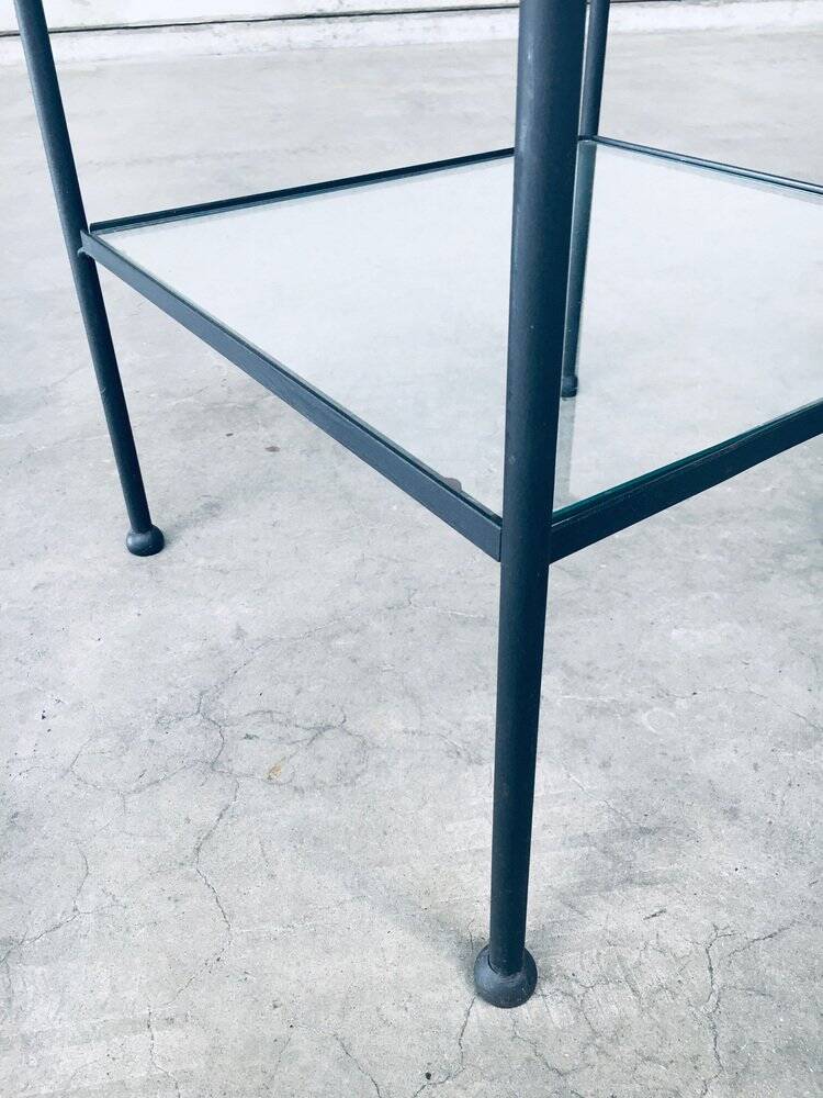 Minimalist Two-Tier Side Tables, Belgium, 1960s, Set of 2