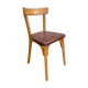 Chaise Baumann assise skaï