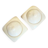 Pair of Helline ceramic butter dishes - 1970.