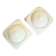 Pair of Helline ceramic butter dishes - 1970.