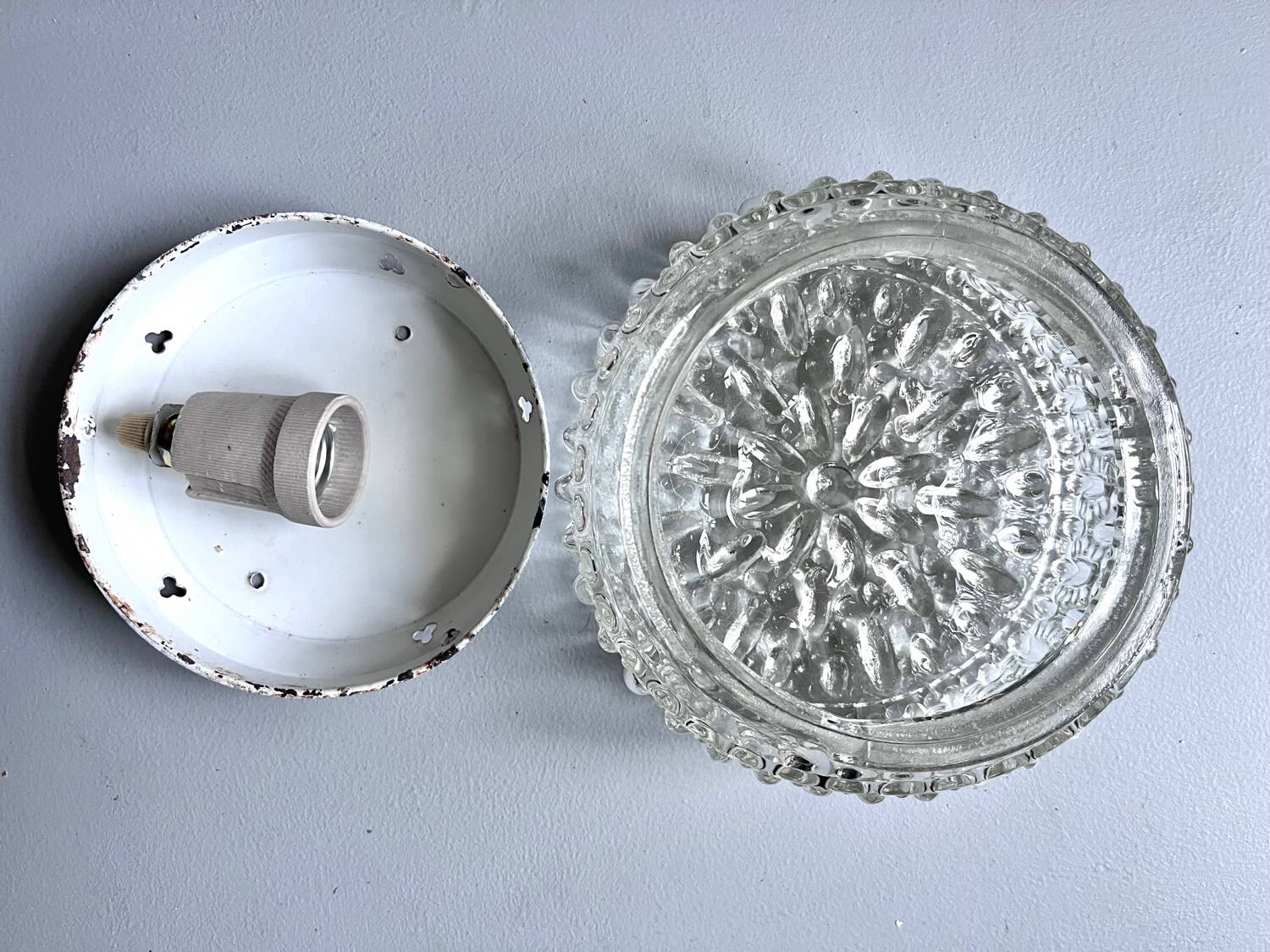 Ceiling light wall lamp glass bubble style Elena Tynell