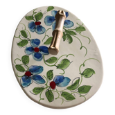Cheese platter Vallauris signed G. L.