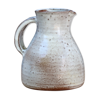 Sandstone pitcher by Jeanne and Norbert Pierlot, 60s