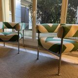 Paire de fauteuil design XXe