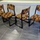 Set of 4 Baumann sled chairs, 1970s