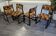 Set of 4 Baumann sled chairs, 1970s