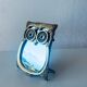 Miroir chouette en laiton