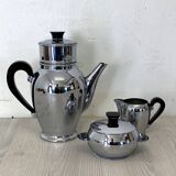 service à café Baumlin Chromé vintage 50's
