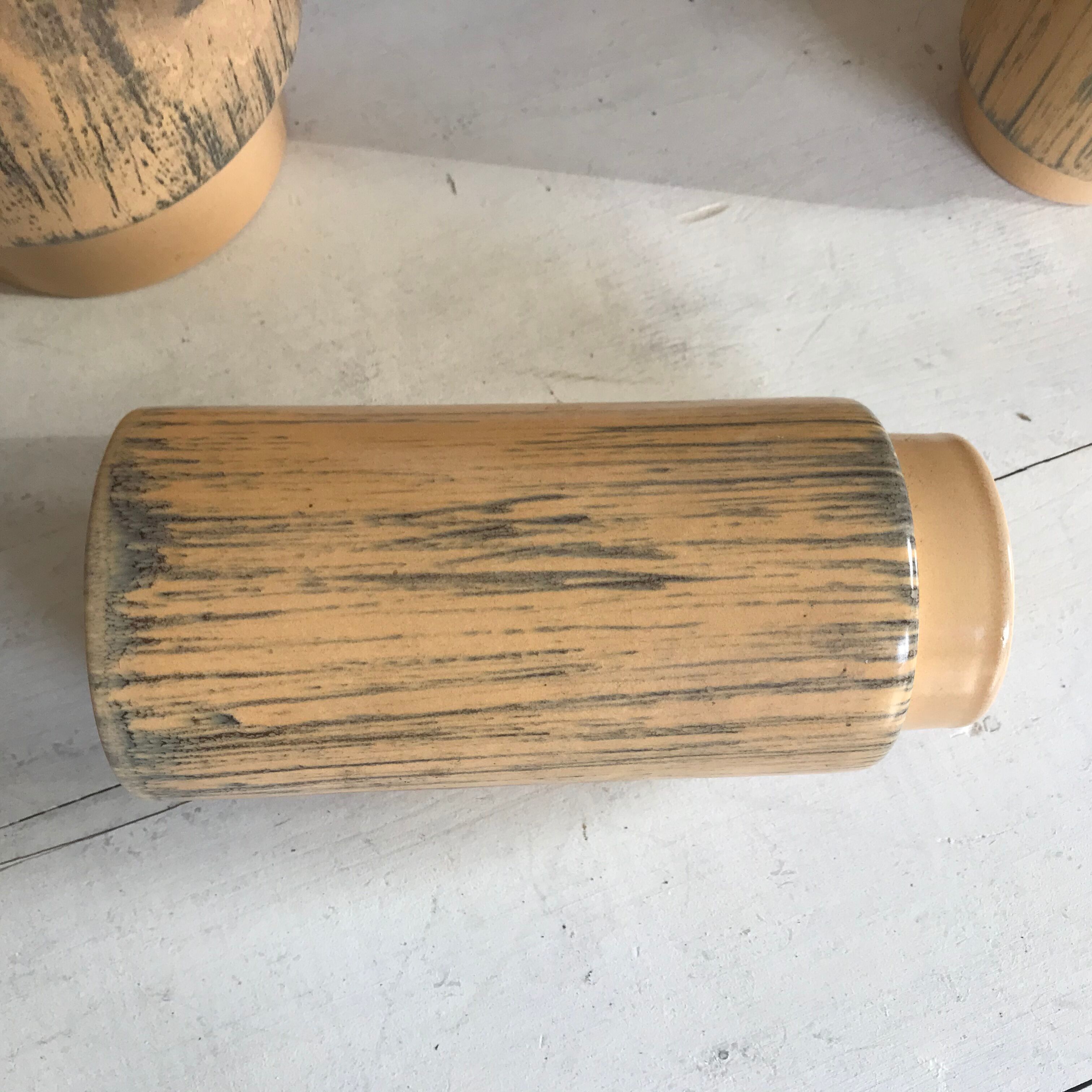 Pitcher and its 6 vintage ceramic glasses