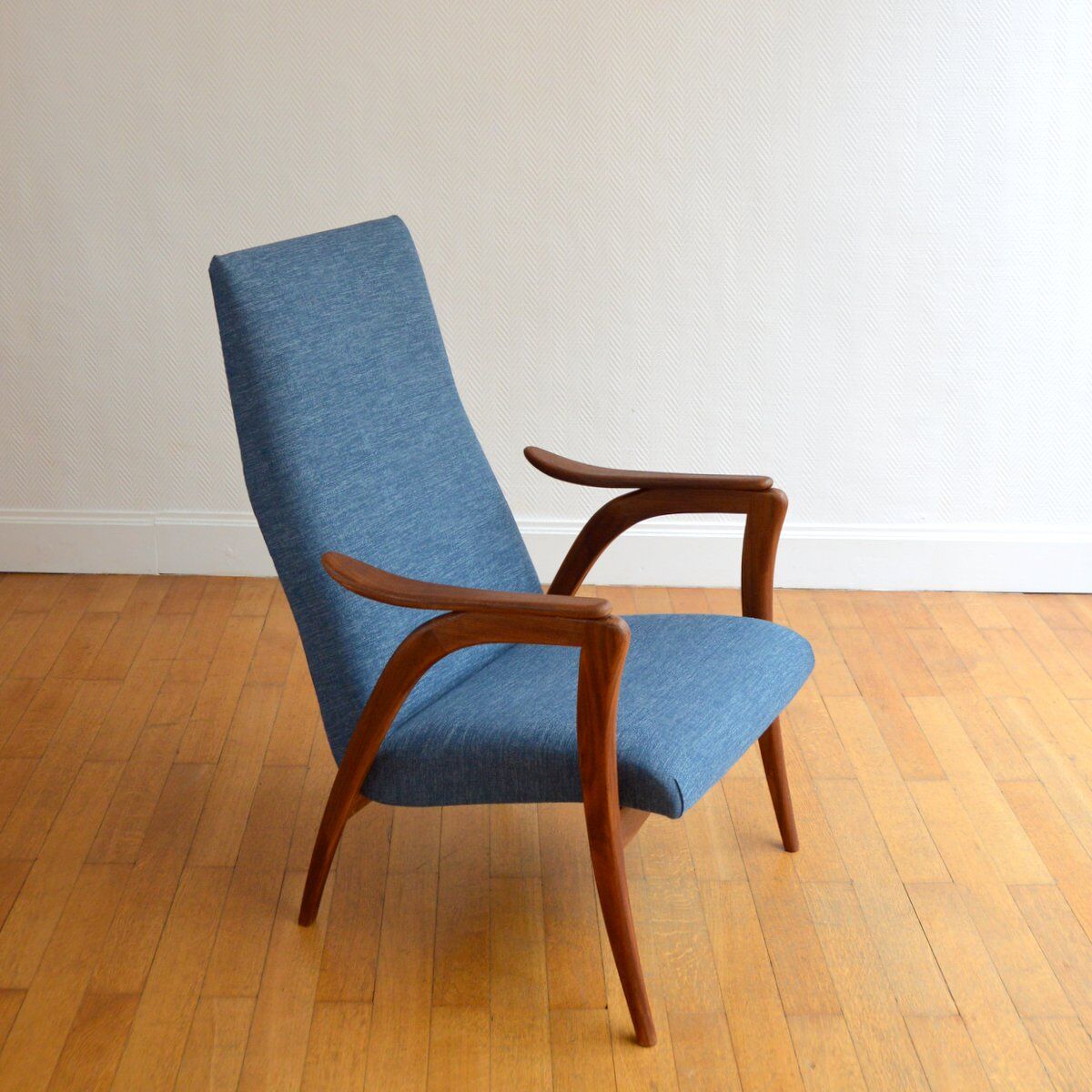 Dutch armchair Scandinavian years 60 vintage teak