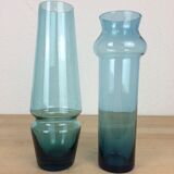 Scandinavian roll vases, Riihimaki glass Tamara Aladdin