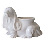 Cracked glazed faience in a zoomorphic design