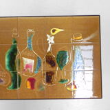 Vallauris tile table signed sensee