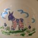 Vintage bowl with donkey motif La Fleet in Ré