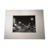 Photograph 18x24cm - Old black and white silver print - Bld Sebastopol - 1950s-1960s