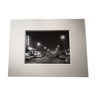 Photographie 18x24cm - Tirage argentique noir et blanc ancien - Bld Sebastopol - Années 1950-1960