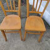 Pair of bistro chairs