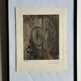 Original engraving by Suzanne Visat. Signed and numbered. 1994