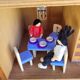 Artisanal cottage house for dolls