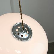 Italian White Medusa Pendant Lamp by Luigi Massoni for Guzzini, 1970s