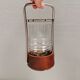 Very beautiful Trip/Trap oil lamp/lantern in teak, glass and stainless stee
