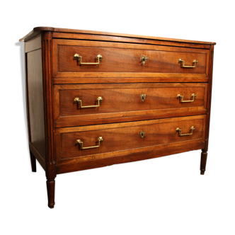 COMMODE Louis XVI XVIII Walnut