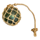 Old Float Ball. Marine Decor. Green Glass Ball. Ball a
