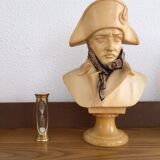 Old vintage golden hourglass