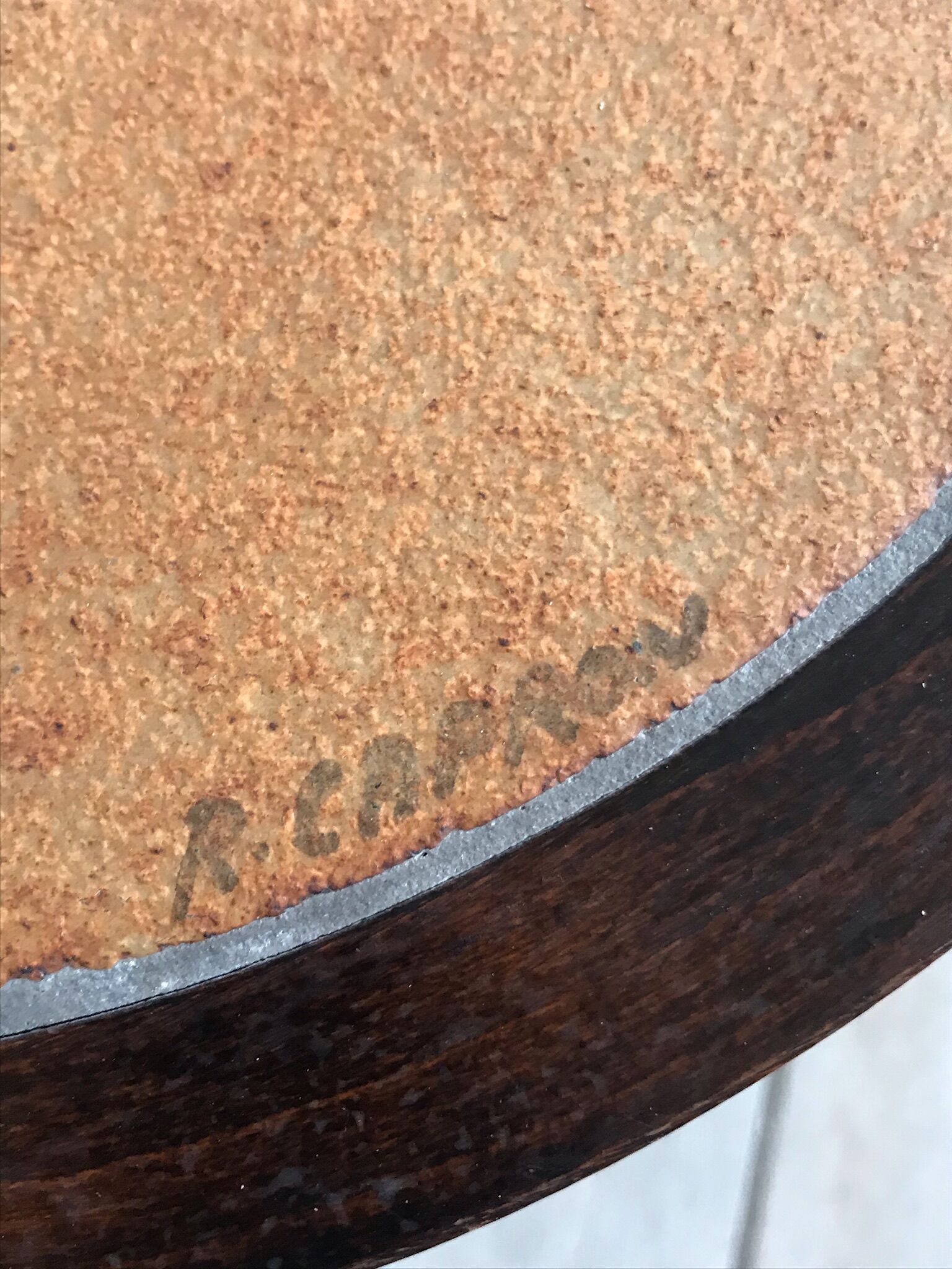 Ceramic table shogun Roger capron Annees 50 60: