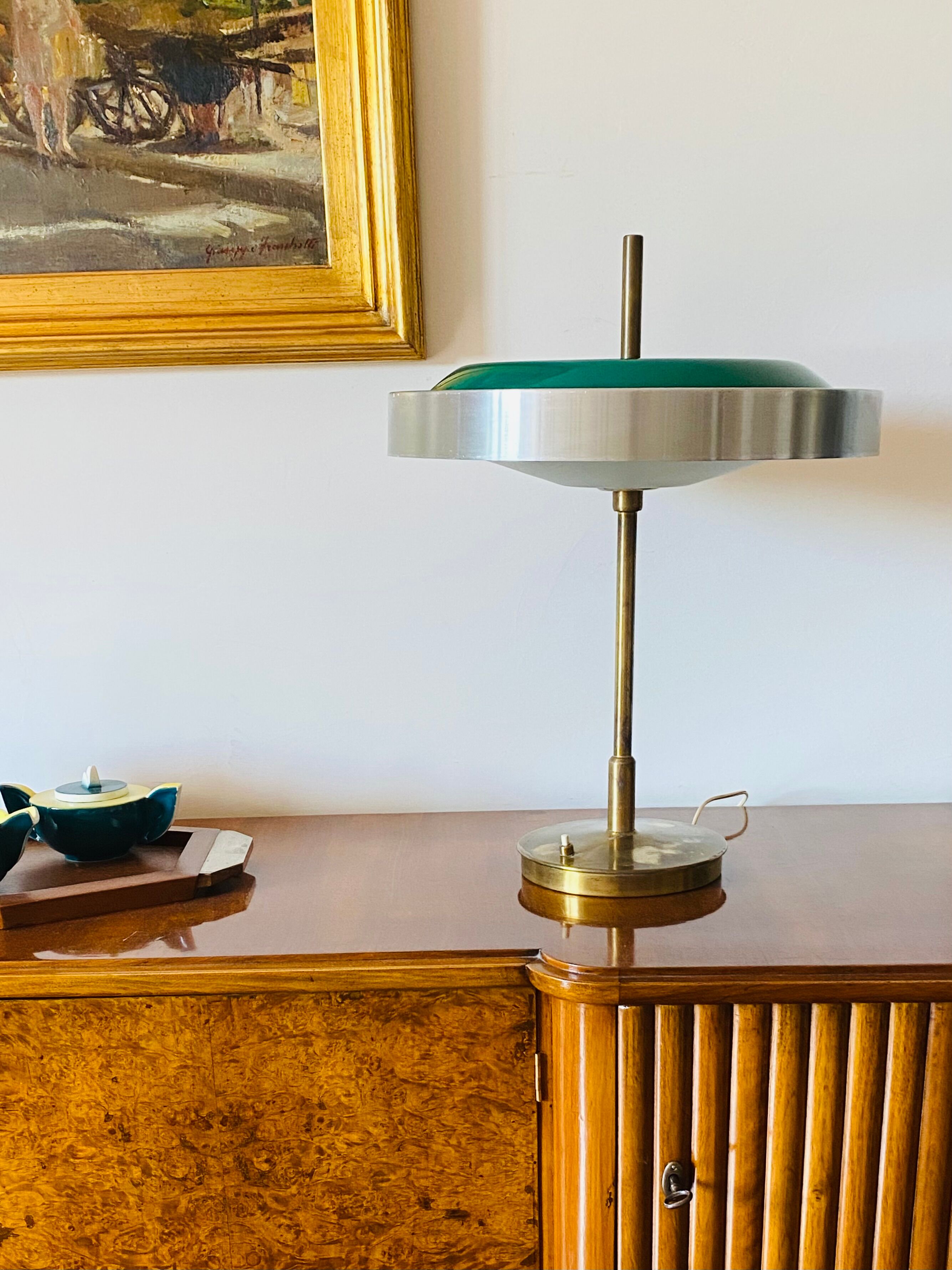 Desk lamp Oscar Torlasco, Prod. Lumi, 1960