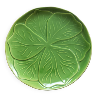 4 assiettes plates decor salade