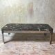 Table basse marbre & inox « Roche Bobois » - années 70