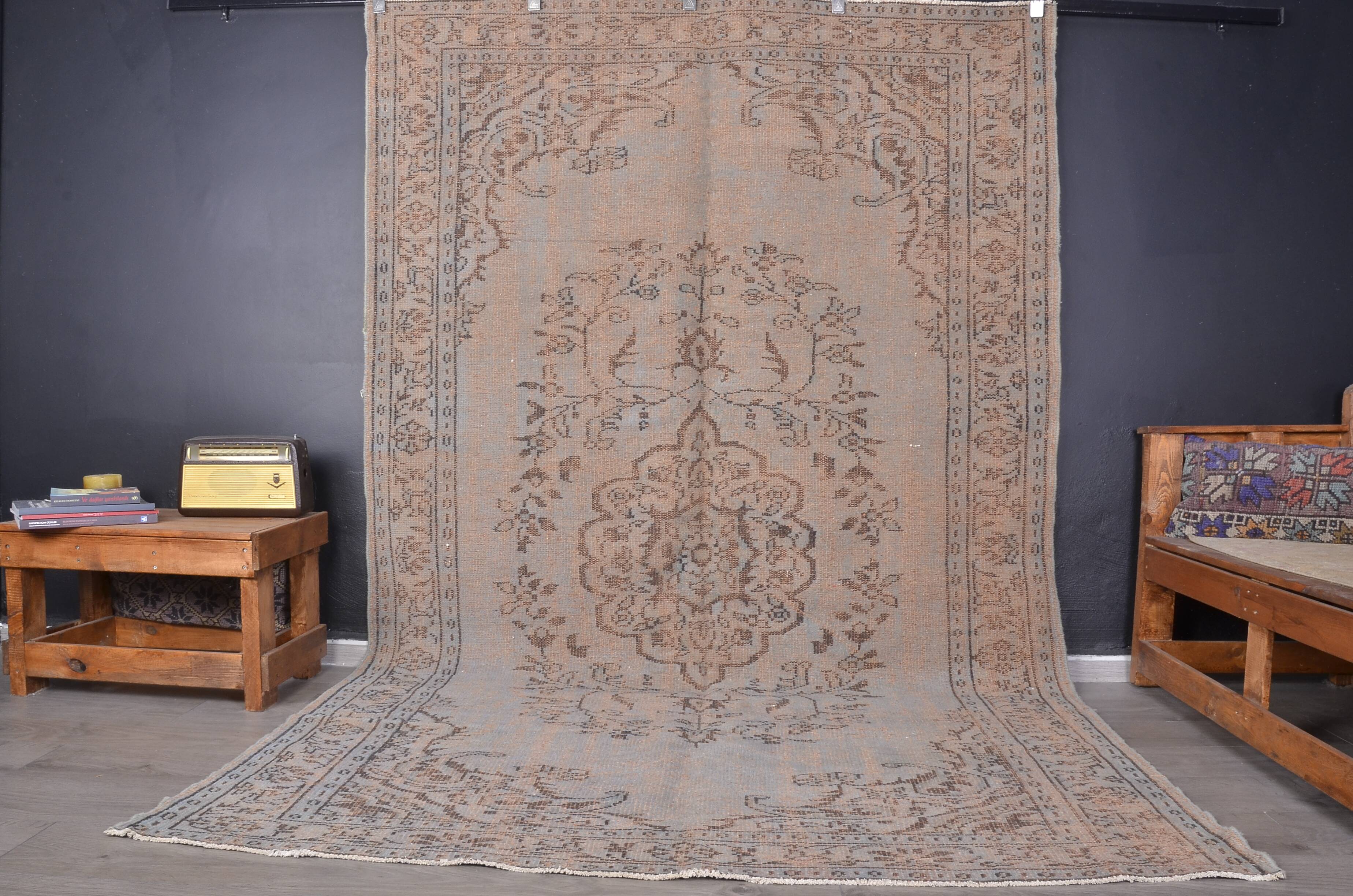 Turkish Handknotted Antique Wool Rug sku 715