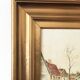 Vintage European Village Original Oil Painting with Cottages, circa 1940