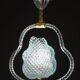 Charming Light Blu Murano Glass Chandelier by Barovier e Toso, 1950s