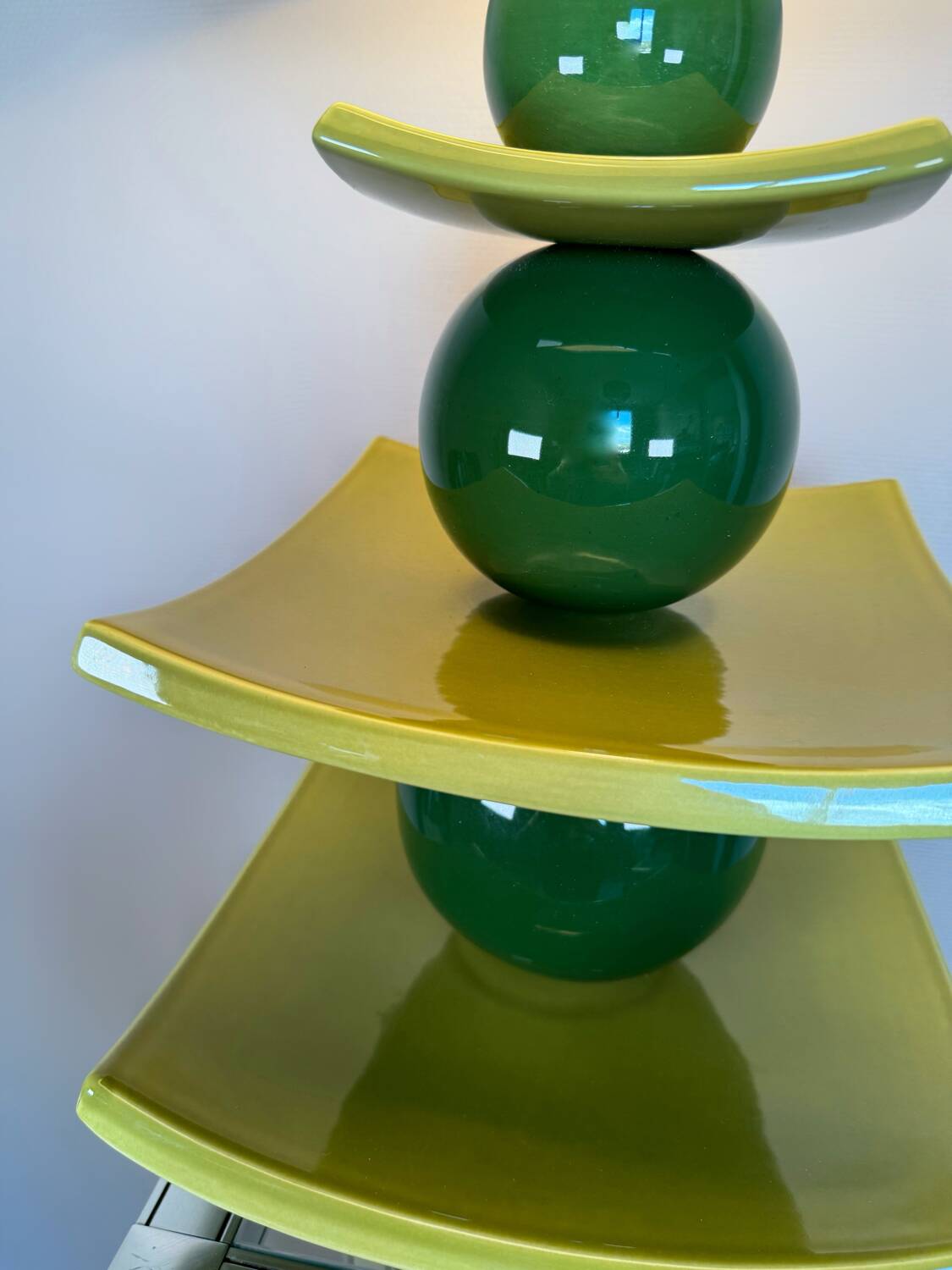 Large ceramic lamp from Albret from the 90s