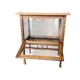 Vintage wooden display cabinet / tea cabinet / showcase