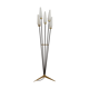 Floor lamp with five shades