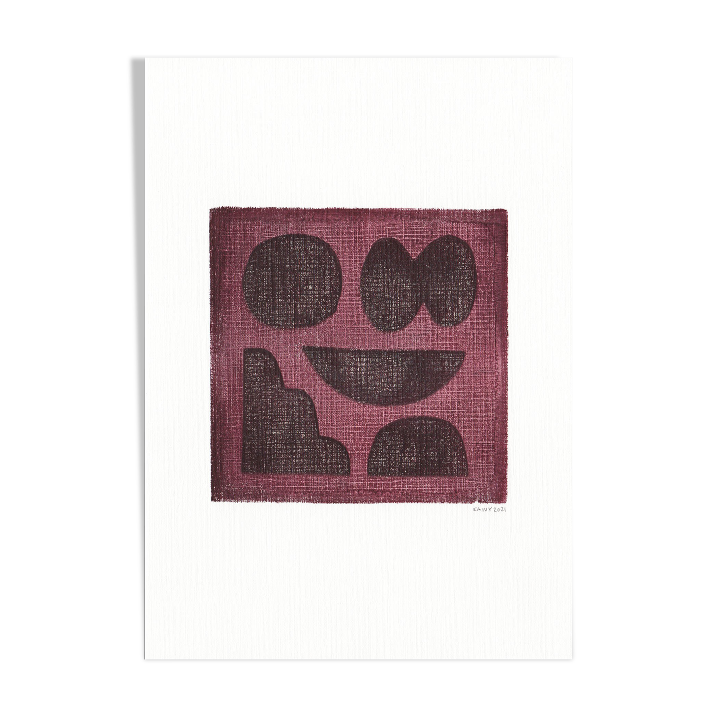 Painting on abstract illustration m218 by eawy