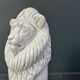 Pair of Renaissance style terracotta lion sculptures, 1950s