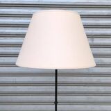 1950s wrought iron tripod floor lamp