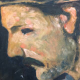Portrait of a signed man